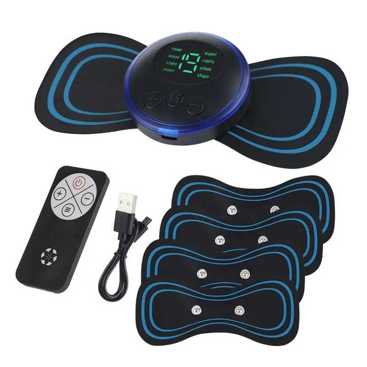Portable Mini Electric Neck Massager Cervical Massage Ems