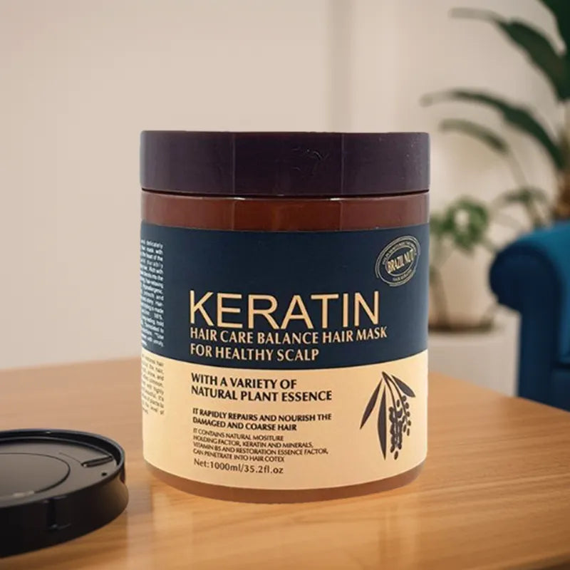 Keratin Hair Care Balance Mask And Treatment for Healthy Scalp - 500 ml (Mens & Womens)