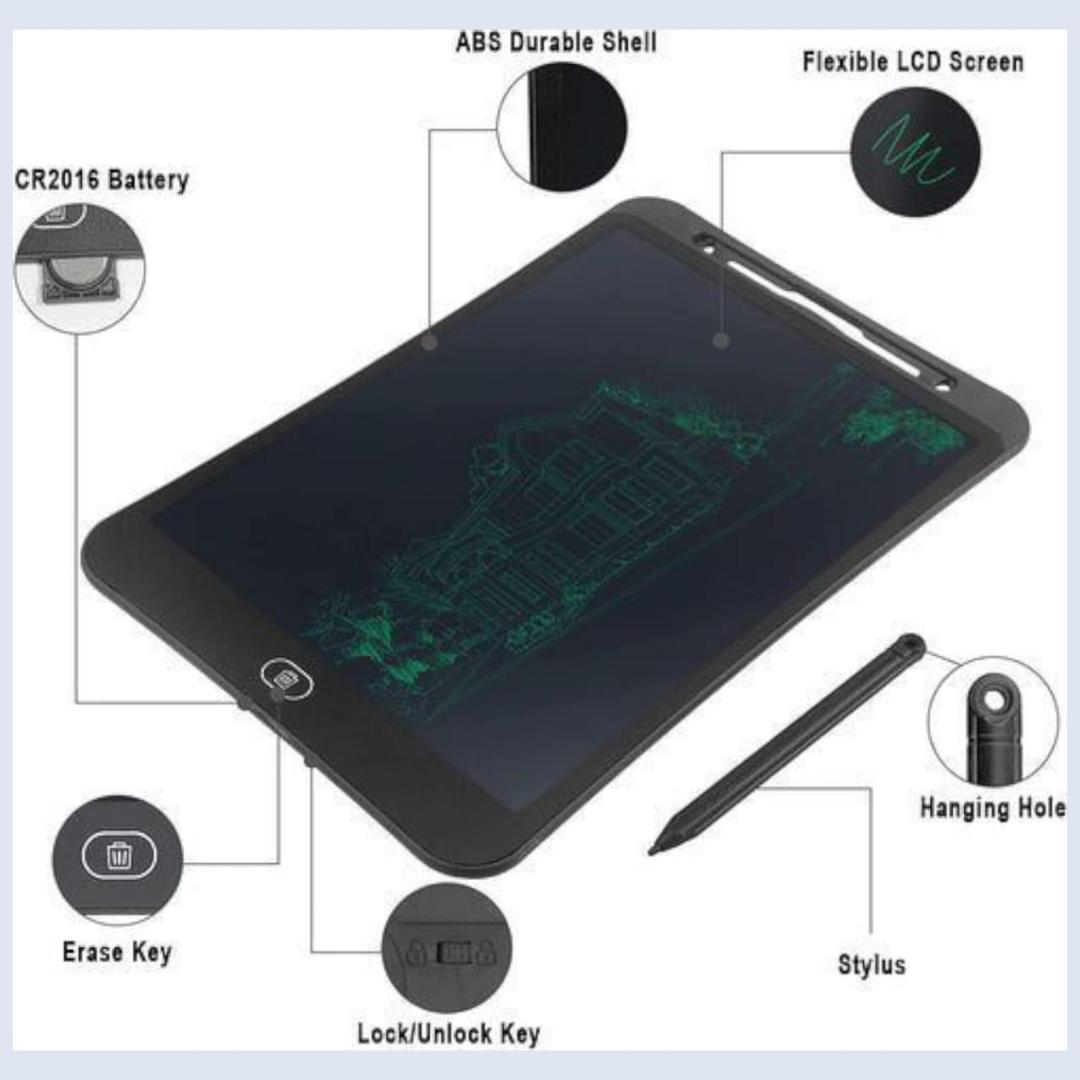 Creative LCD Writing Tablet - 2 pic in Vibrant Colors
