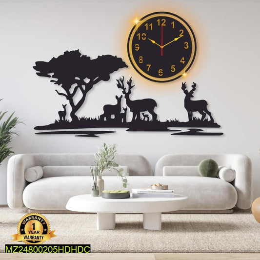 Birds Design Laminated Wall Clock