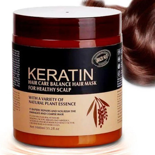 Keratin Hair Care Balance Mask And Treatment for Healthy Scalp - 1000 ml (Mens & Womens)