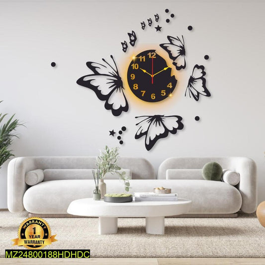 Birds Design Laminated Wall Clock