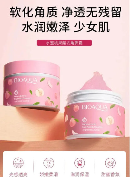 BIOAQUA Peach Extract Exfoliating Face Gel Glowing Moisturizing Peach Gel BQY07803