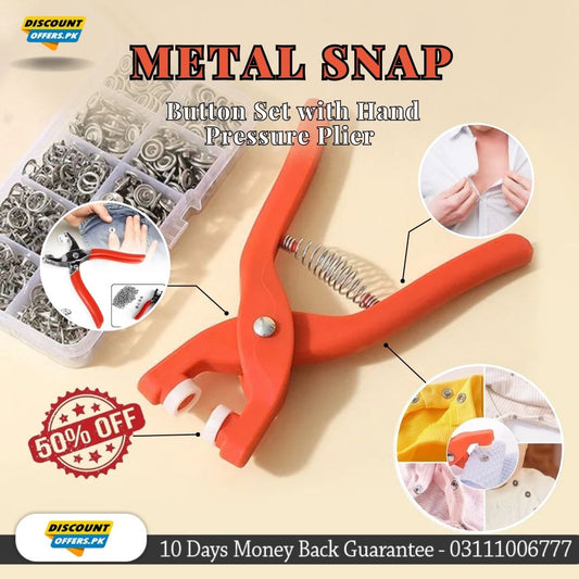 Hand Pressure Plier Button Press Tool