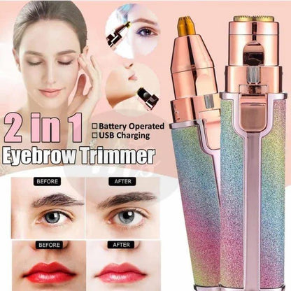 Rechargeable Women Eyebrows Hair Trimmer