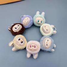LABUBU Bunny Plush Keychain Series – Mini Fluffy Doll Charms